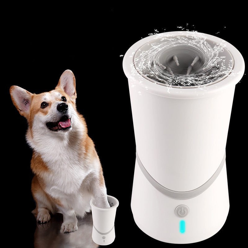 Electric Pet Paw Cleaner – Quick, Gentle & Mess-Free Cleaning!