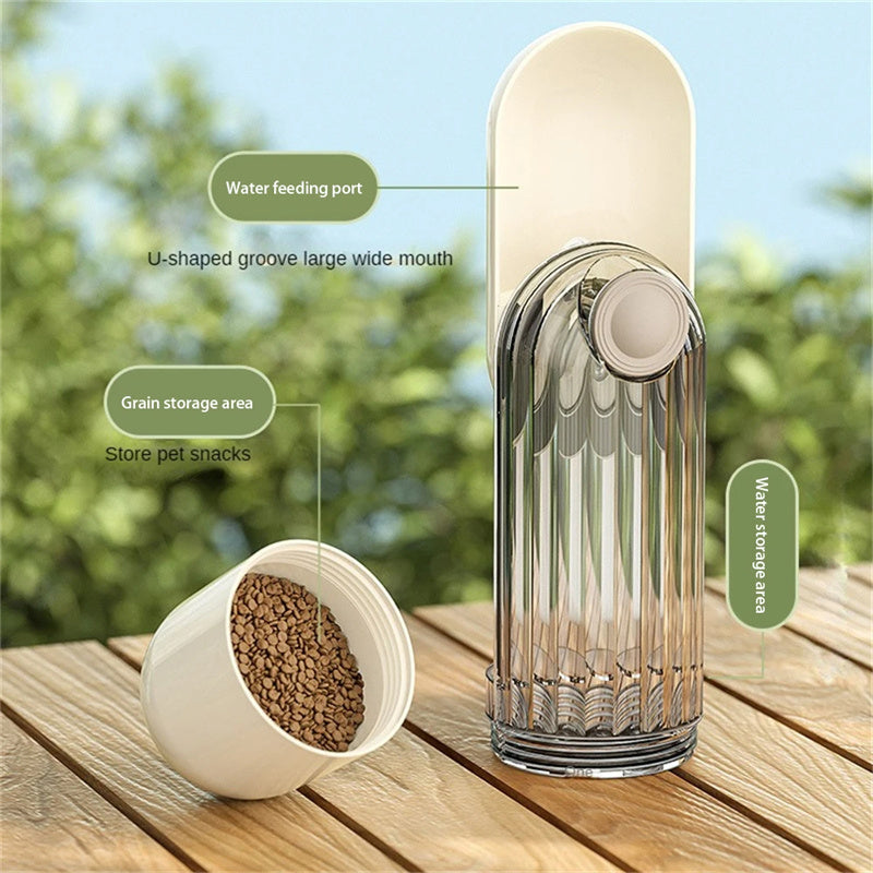 Smart Portable Dog Water & Food Cup - Walks Made Easy!