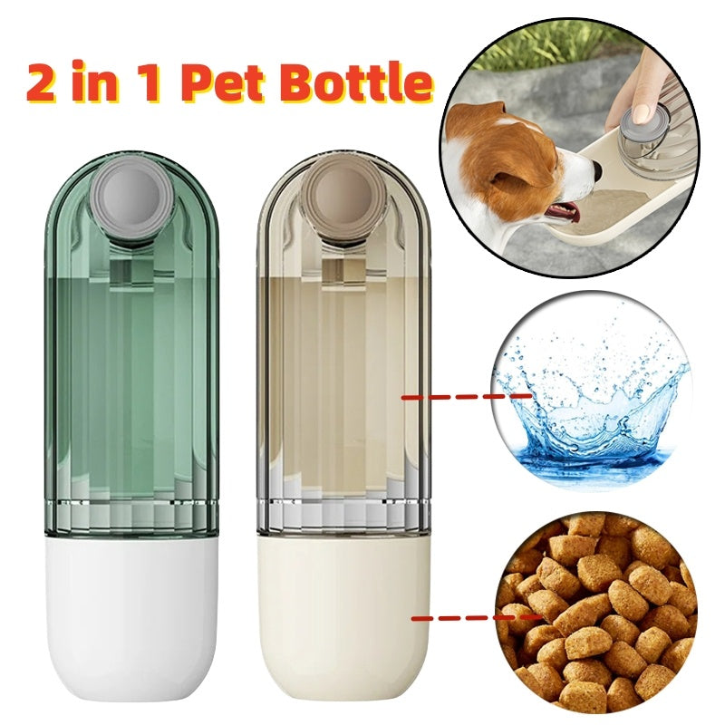 Smart Portable Dog Water & Food Cup - Walks Made Easy!